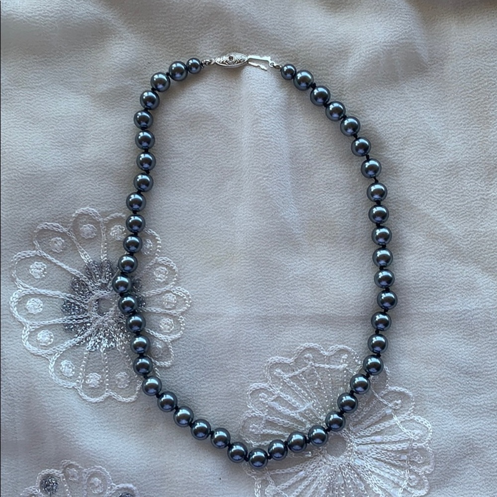 Grey Pearl Necklace